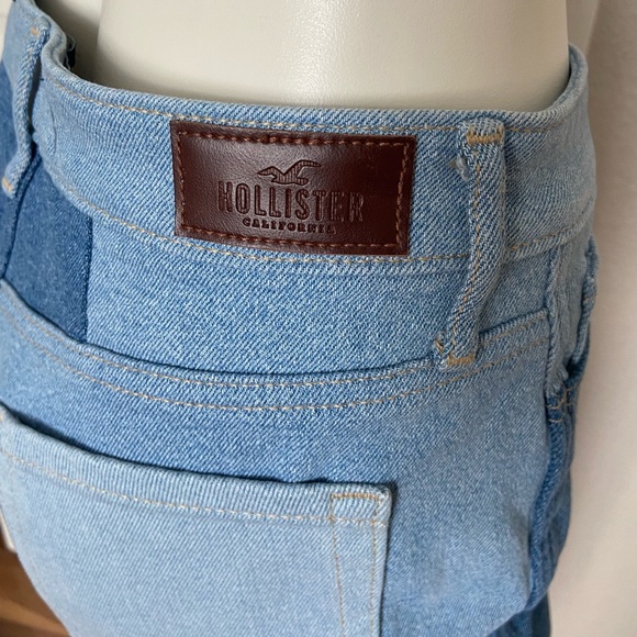 Hollister Ultra High Rise Mom Jeans Patchwork Size 27 - Picture 8 of 11